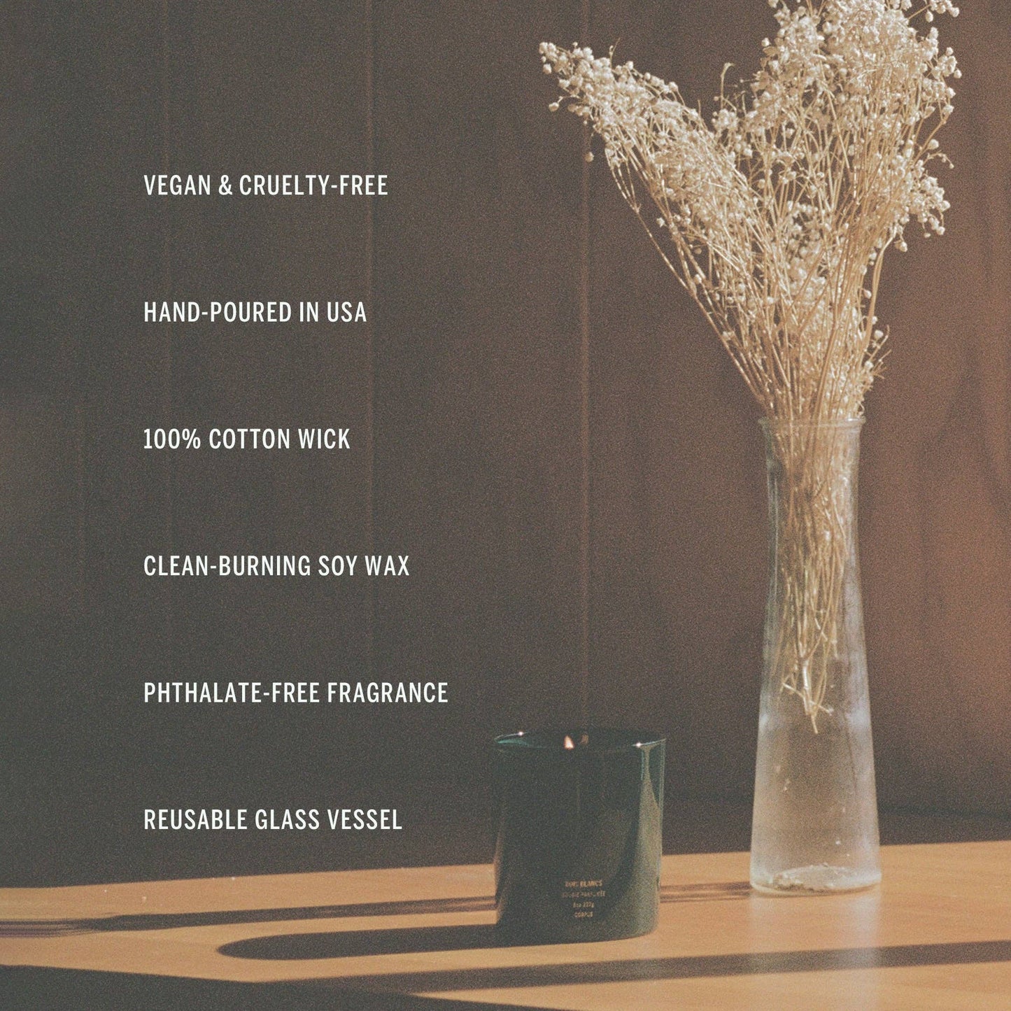 CORPUS Natural Fragrance Scented Candle – Dark Flowers