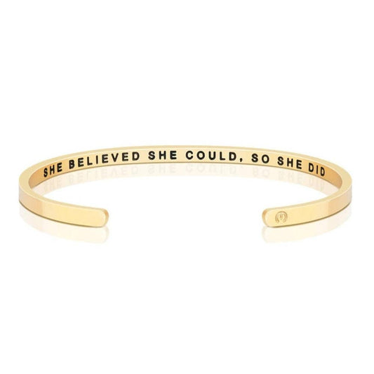 She Believed She Could, So She Did (within) bracelet
