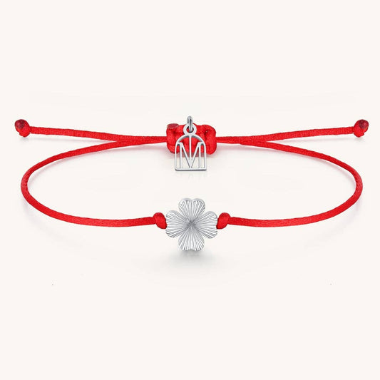 Clover Thread bracelet: Good Luck - charm jewelry