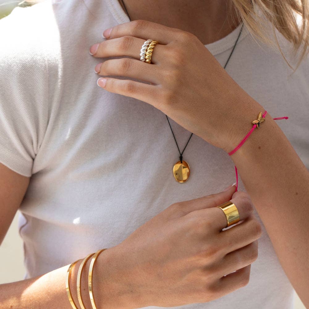 Thread of Hope & Rebirth: Butterfly - charm bracelet