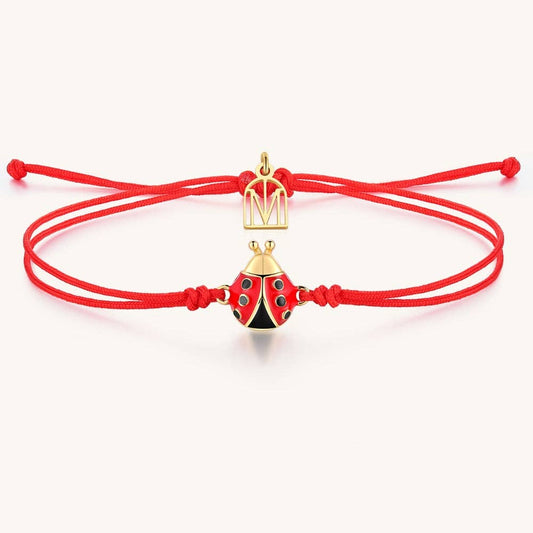 Ladybug Bracelet - Thread of Blessings