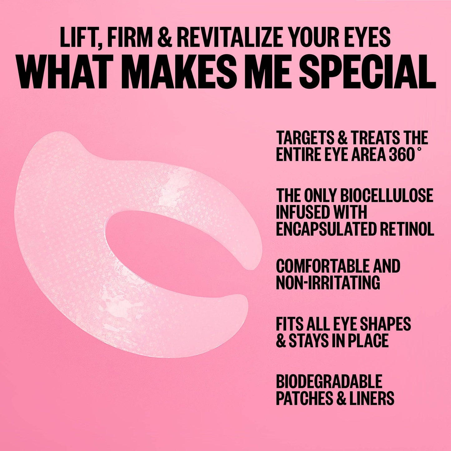 Peace Out Skincare Retinol Eye Lift Patches