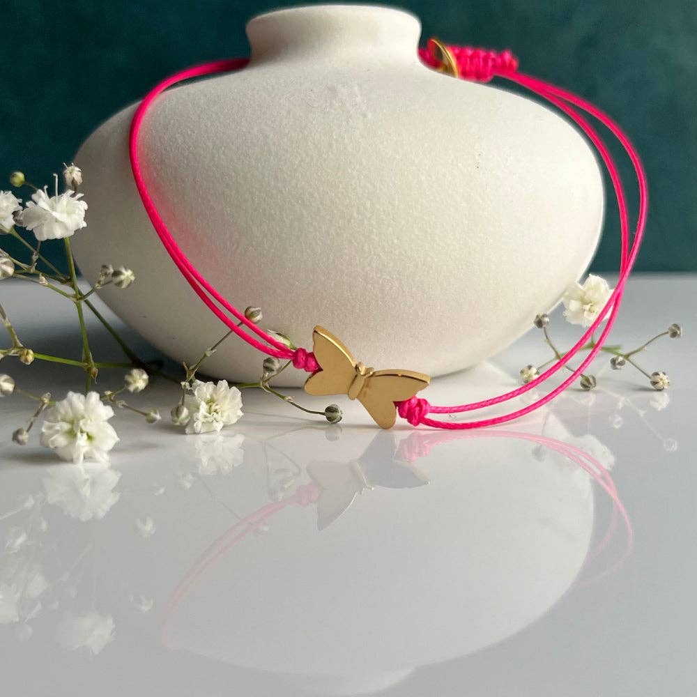 Thread of Hope & Rebirth: Butterfly - charm bracelet