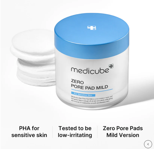 Medicube Zero Pore Madecassoside Pads (Mild)