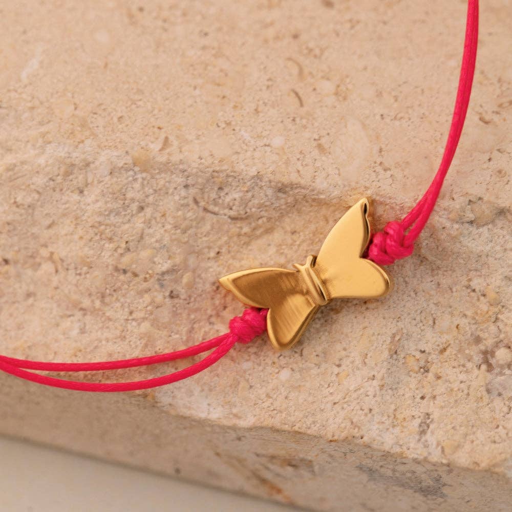 Thread of Hope & Rebirth: Butterfly - charm bracelet