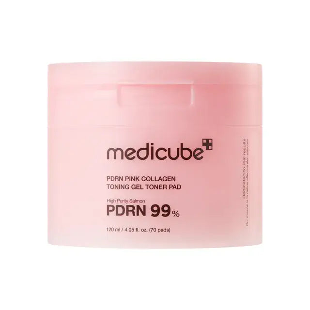Medicube PDRN Pink Collagen Toning Gel Toner Pads (70 Count)