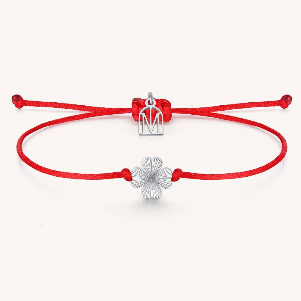 Clover Thread bracelet: Good Luck - charm jewelry
