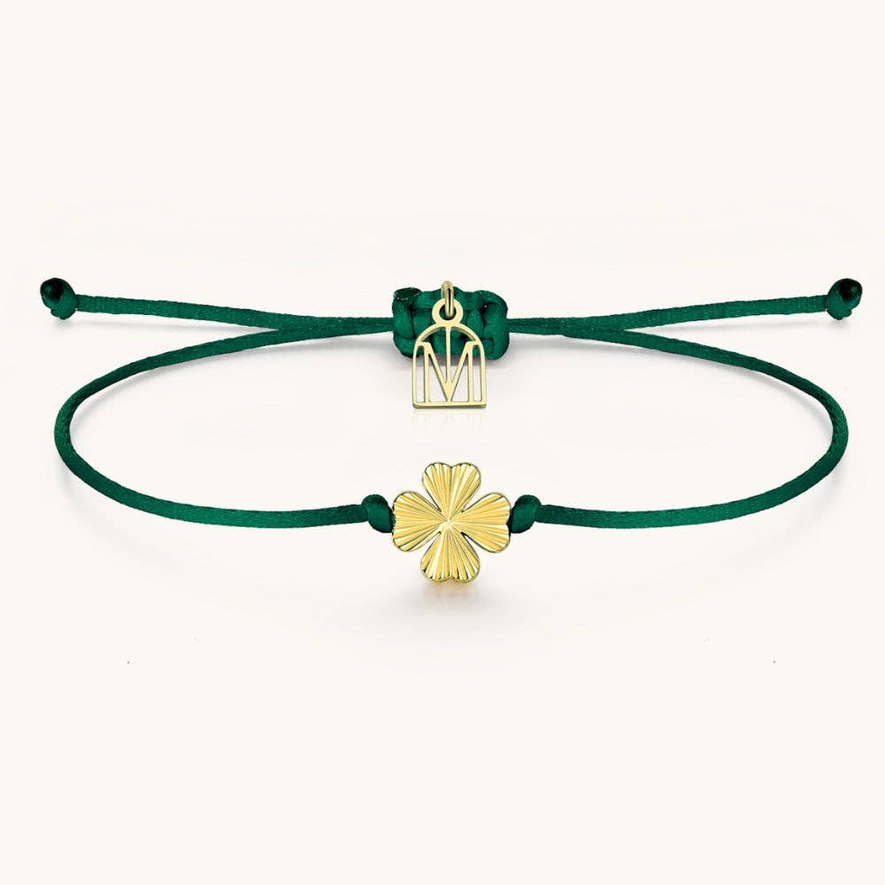 Clover Thread bracelet: Good Luck - charm jewelry