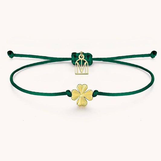 Clover Thread bracelet: Good Luck - charm jewelry