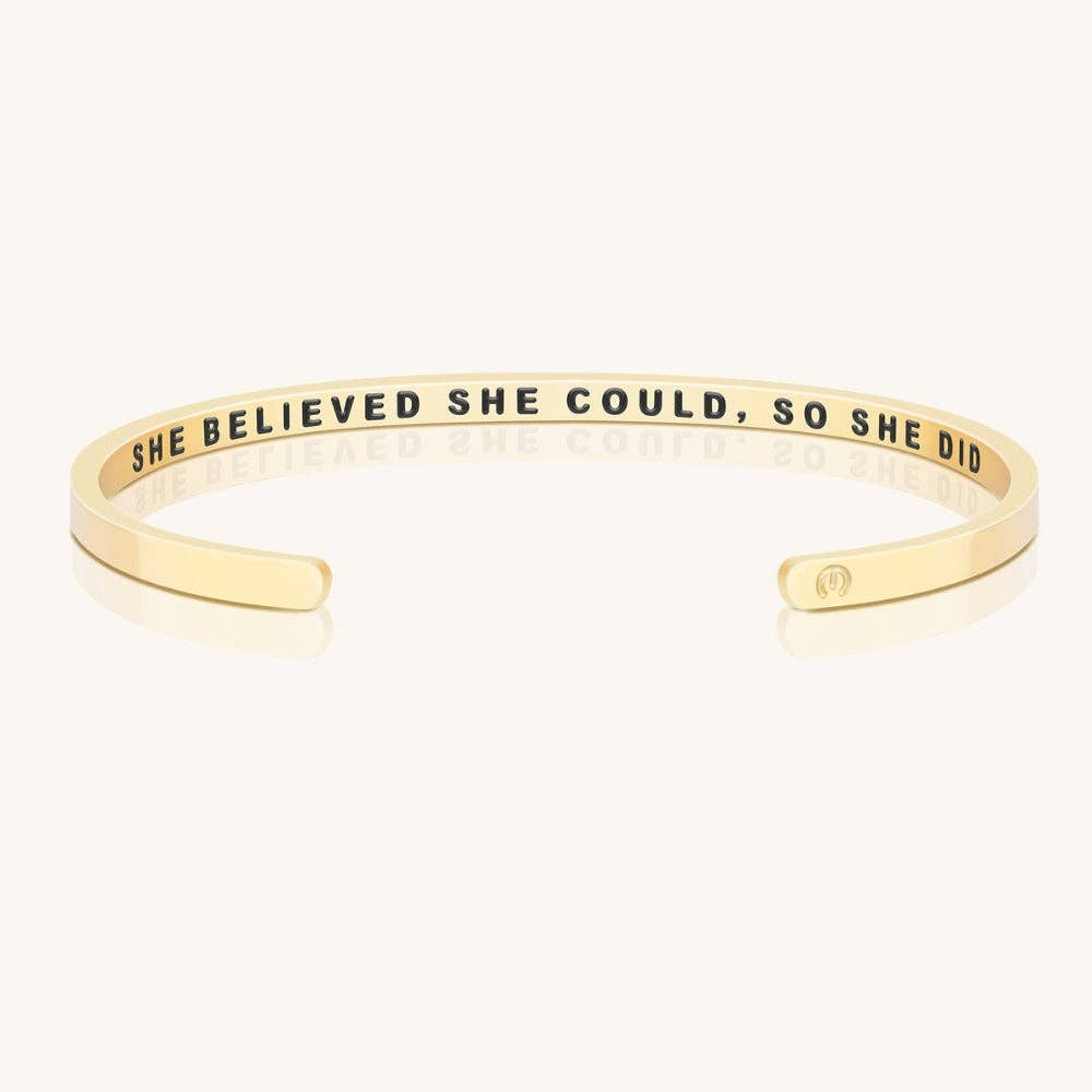She Believed She Could, So She Did (within) bracelet