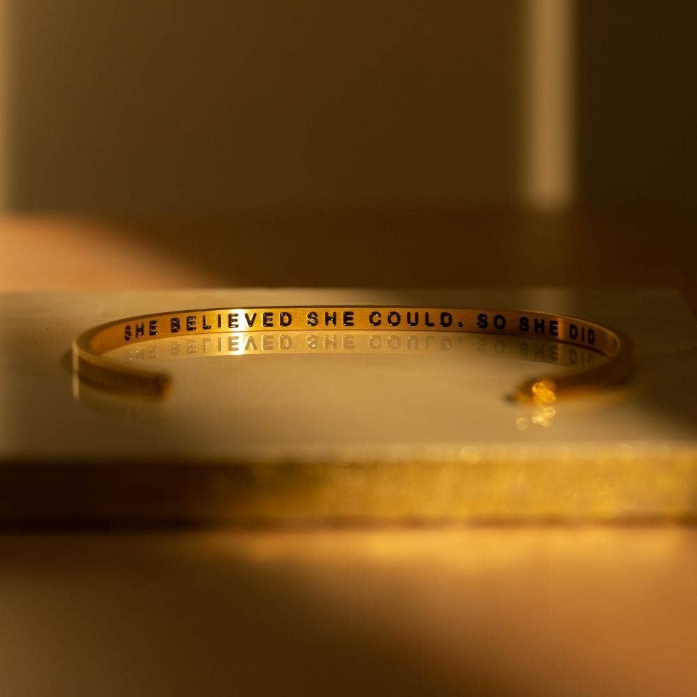 She Believed She Could, So She Did (within) bracelet